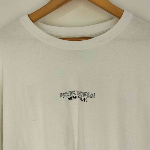 BOOK WORKS フロントロゴ バックプリント ロングスリーブTシャツ ロンT メンズ import:XL