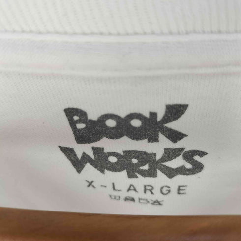 BOOK WORKS フロントロゴ バックプリント ロングスリーブTシャツ ロンT メンズ import:XL