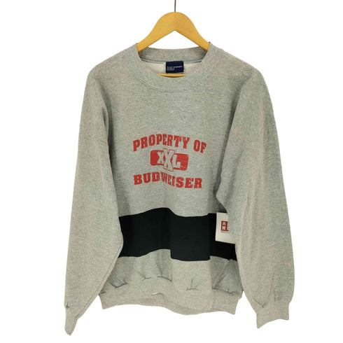 エムブイスポーツ MV SPORT PROPERTY OF BUDWEISER クルーネックスウェット メンズ JPN:XL