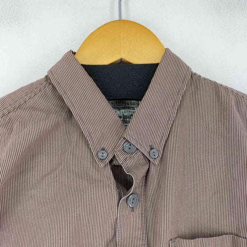 リーバイス LEVI STRAUSS&CO L/S バックチェーンステッチ ストライプシャツ メンズ import:M