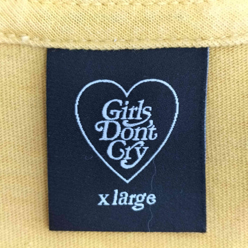ガールズドントクライ Girls Don’t Cry 24ss GDC NEON T-SHIRT OTSUMO PLAZA EXCLUSIVE YORK YELLOW メンズ JPN:XL