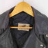 GENUINE LEATHER MADE IN MEXICO リアルレザーライダースジャケット メンズ import:S