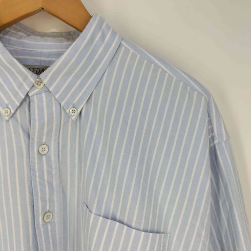 セダンオールパーパス SEDAN ALL-PURPOSE Oxford Stripe Big BD Shirt オックスフォードストライプビッグボタンダウンシャツ メンズ JPN:XL