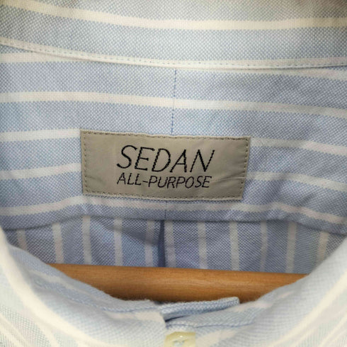 セダンオールパーパス SEDAN ALL-PURPOSE Oxford Stripe Big BD Shirt オックスフォードストライプビッグボタンダウンシャツ メンズ JPN:XL