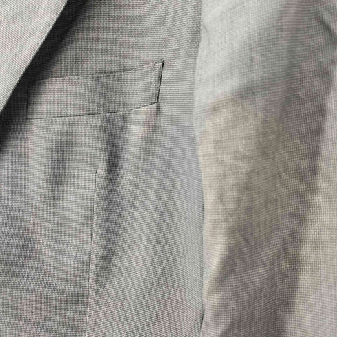 アクアスキュータム AQUASCUTUM 背抜き サマーウール 2B テーラードジャケット メンズ 94AB4