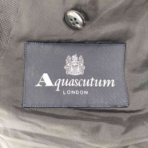 アクアスキュータム AQUASCUTUM 背抜き サマーウール 2B テーラードジャケット メンズ 94AB4