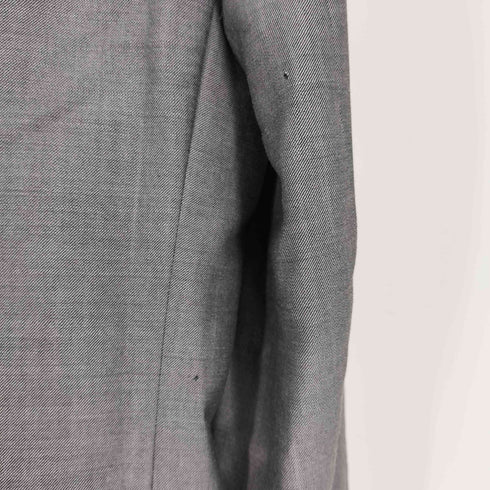アクアスキュータム AQUASCUTUM 銀ボタン モヘア 混 ウール 2B テーラードジャケット メンズ