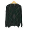 FAMOUS KNIT WEAR アーガイル柄クルーネックニット メンズ JPN:XXL
