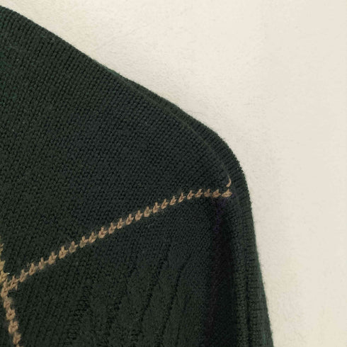 FAMOUS KNIT WEAR アーガイル柄クルーネックニット メンズ JPN:XXL