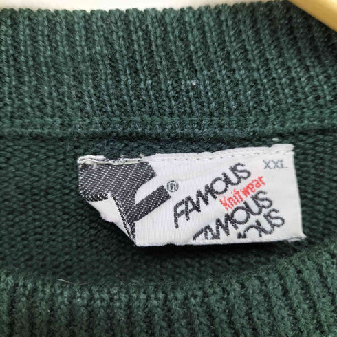 FAMOUS KNIT WEAR アーガイル柄クルーネックニット メンズ JPN:XXL
