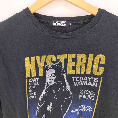 ヒステリックグラマー HYSTERIC GLAMOUR CAT GIRL プリントTシャツ メンズ JPN:L