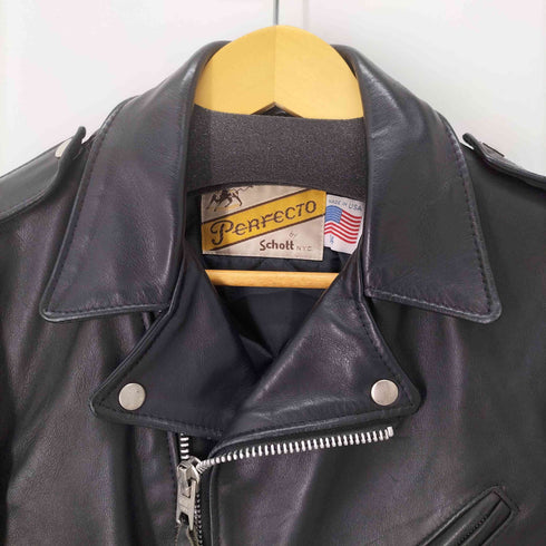 ショット Schott 牛タグ後期 復刻ワンスター 613 ダブルライダースジャケット メンズ US:34