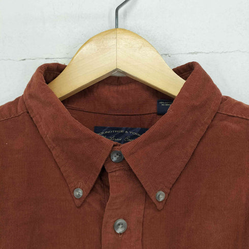 ラウンドツリーアンドヨーク roundtree&yorke コーデュロイオックスフォードシャツ メンズ JPN:XL