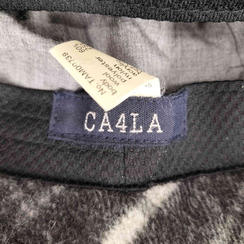 カシラ CA4LA チェック柄ウールハット メンズ