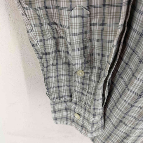 MADE IN ITALY 猫目ボタン BDチェックシャツ メンズ import:L