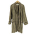 ピエールカルダン pierre cardin 総柄 ウエストベルト ショールカラー ガウンコート レディース import:L