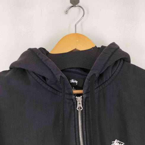 ステューシー Stussy STOCK LOGO ZIP HOODIE メンズ JPN:L