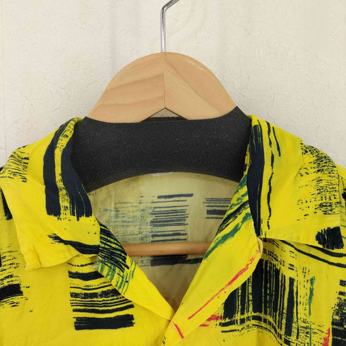 ビューティーアンドユースユナイテッドアローズ BEAUTY & YOUTH UNITED ARROWS TOWN BY SHUTTLE NOTES 別注 プリントオープンカラーシャツ メンズ JPN:S