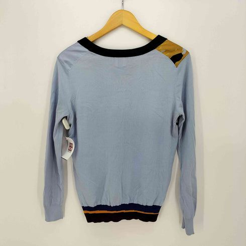 ポールスミス Paul Smith 素材切替 花柄 Vネック トップス レディース import:M