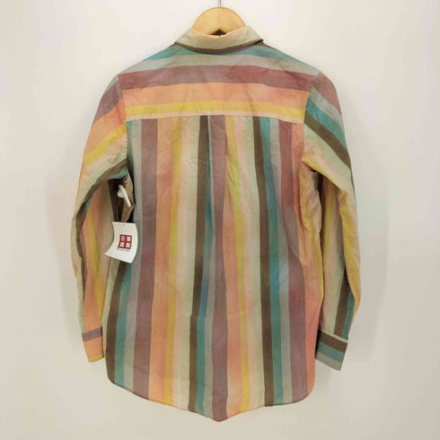 ポールスミスブラック Paul Smith BLACK 比翼 ストライプ L/S レギュラーカラー シャツ レディース JPN:40