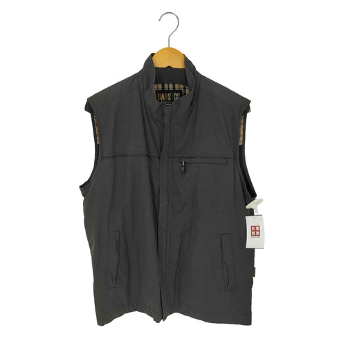 ダックスロンドン DAKS LONDON スタンドカラーナイロンベスト 裏地ノバチェック メンズ JPN:M