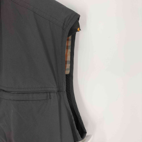 ダックスロンドン DAKS LONDON スタンドカラーナイロンベスト 裏地ノバチェック メンズ JPN:M