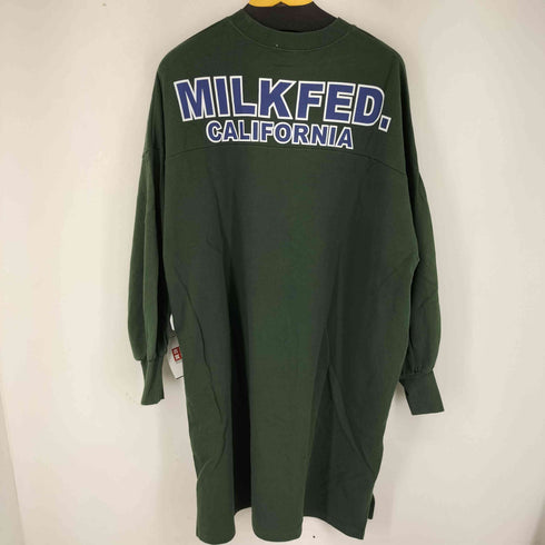 ミルクフェド MILKFED. 両面プリントデザイン L/S ワンピース レディース ONE SIZE