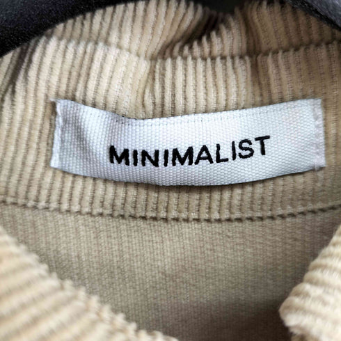MINIMALIST コーデュロイ L/S ワンピース レディース