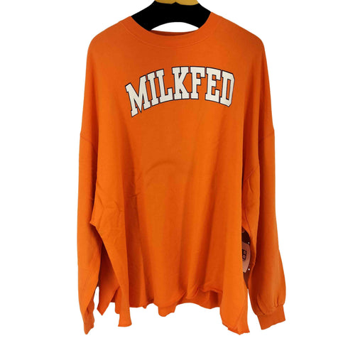 ミルクフェド MILKFED. SUPER BIG SWEAT TOP レディース ONE SIZE