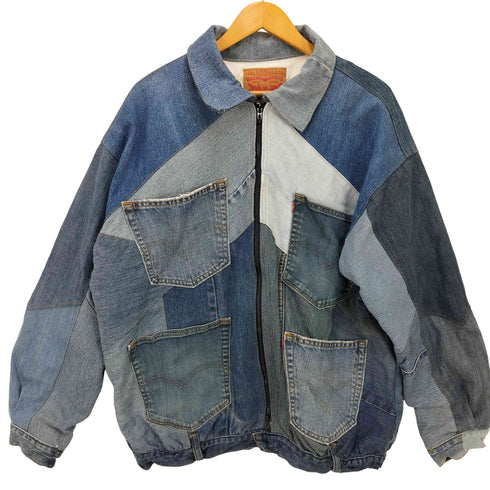 リーバイス Levis デニムパッチワークリメイクジャケット IDEALジップ メンズ JPN:XL