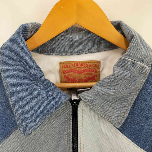 リーバイス Levis デニムパッチワークリメイクジャケット IDEALジップ メンズ JPN:XL