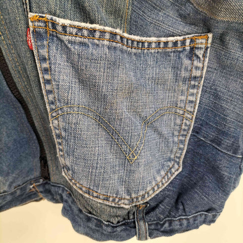 リーバイス Levis デニムパッチワークリメイクジャケット IDEALジップ メンズ JPN:XL