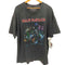 フロントBIGプリントバンドTシャツ フェードTシャツ メンズ