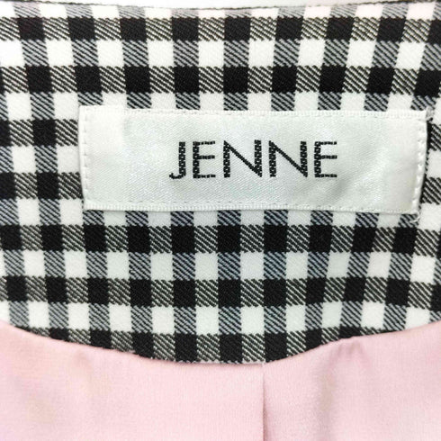 ジェンヌ JENNE 2020AW ギンガムチェック ハンドメイド フレンチジャケット レディース S