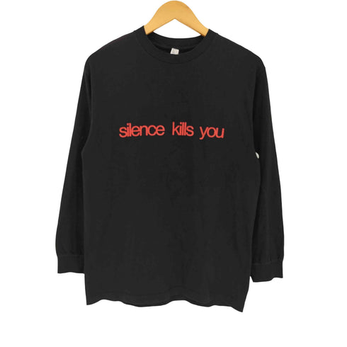 アルスタイル alstyle SILENCE KILLS YOU ロングスリーブTシャツ メンズ import:M