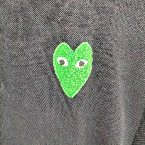 プレイコムデギャルソン PLAY COMME des GARCONS AD2013 ハートロゴ ワッペン ポロシャツ メンズ JPN:M
