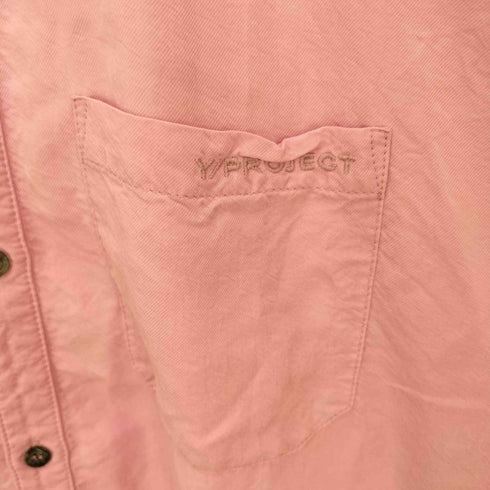 ワイプロジェクト Y/PROJECT 22AW Pink Double Collor Shirt メンズ JPN:S