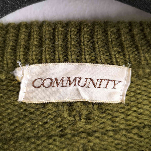 COMMUNITY ウールニットカーディガン レディース