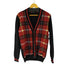 ブラックレーベルクレストブリッジ BLACK LABEL CRESTBRIDGE アクリル混 タータンチェックカーディガン メンズ JPN:M