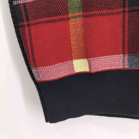 ブラックレーベルクレストブリッジ BLACK LABEL CRESTBRIDGE アクリル混 タータンチェックカーディガン メンズ JPN:M
