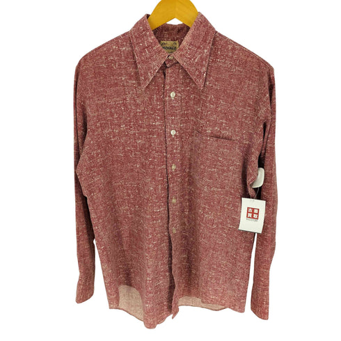 MONACO 60-70S デカ襟 COMPLETELY WASHABLE L/S シャツ メンズ import:M