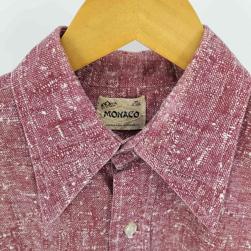 MONACO 60-70S デカ襟 COMPLETELY WASHABLE L/S シャツ メンズ import:M