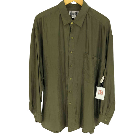 90-00S CITY STREETS シルク L/S シャツ メンズ import:L