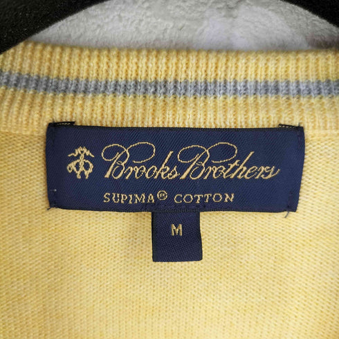 ブルックスブラザーズ BROOKS BROTHERS SUPIMA COTTON Vネックニット メンズ import:M
