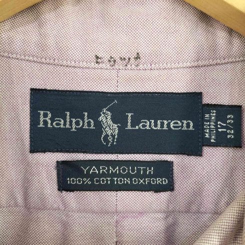 ラルフローレン RALPH LAUREN YARMOUTH ポニー刺繍 オックスフォードBDシャツ メンズ 17 32/33
