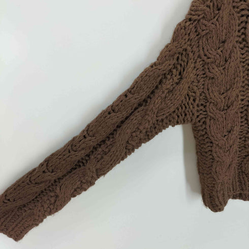デイシー Deicy ローゲージハンドケーブルニット レディース FREE