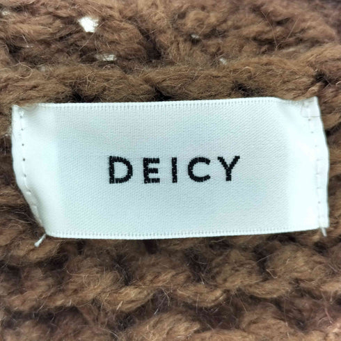 デイシー Deicy ローゲージハンドケーブルニット レディース FREE