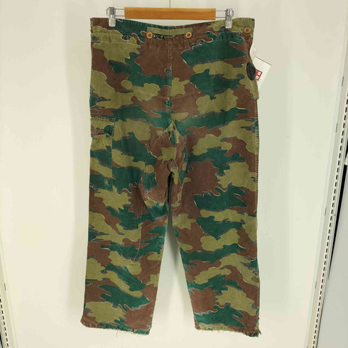 ベルギーアーミー Belgian army 50S M-58 1st Jigsaw camo Field Over Pants ABL ジグソーカモ ボタンフライ カーゴパンツ 58年製 メンズ