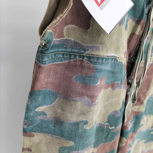 ベルギーアーミー Belgian army 50S M-58 1st Jigsaw camo Field Over Pants ABL ジグソーカモ ボタンフライ カーゴパンツ 58年製 メンズ