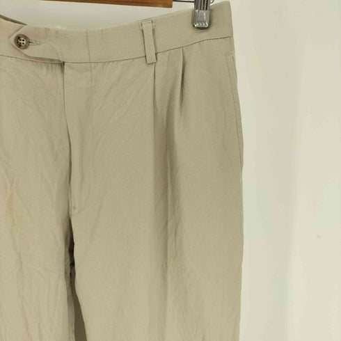 ジョスエーバンク Jos A Bank 80S PURE WOOL サスペンダーボタン ロケットTALON 2タック スラックス パンツ メンズ